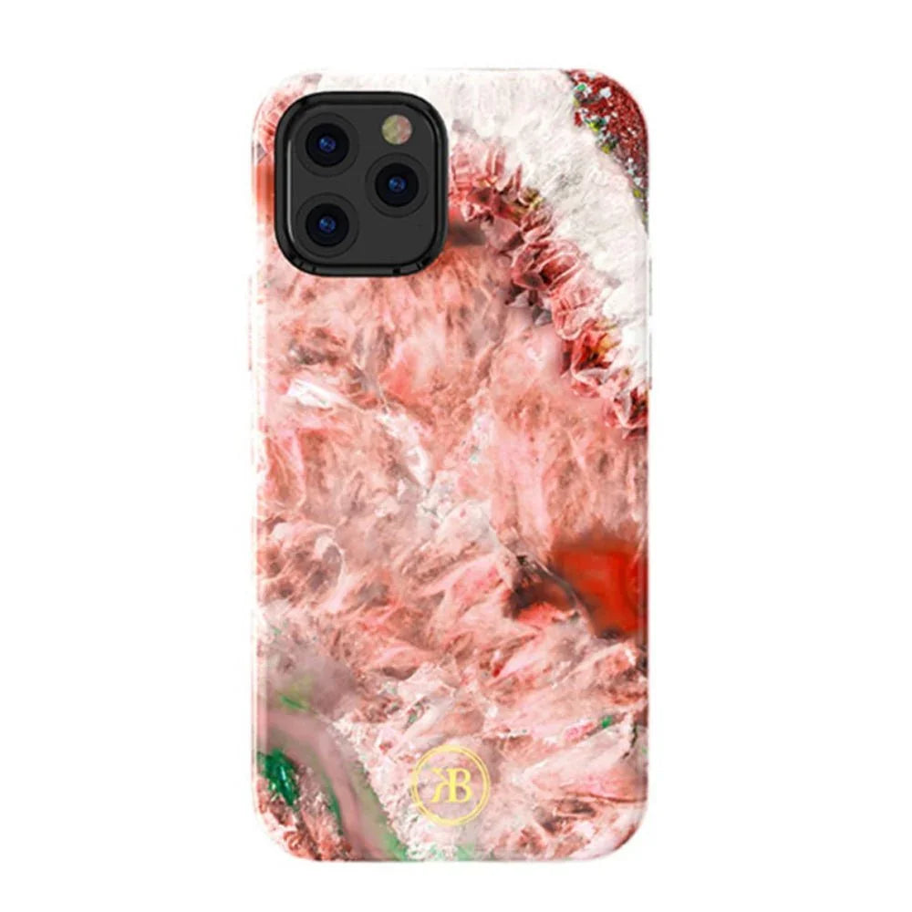 iPhone 12 & 12 Pro Kingxbar Jade Splash Case - Red - Tashqila iPhone 12 & 12 Pro Kingxbar Jade Splash Case - Red - Tashqila